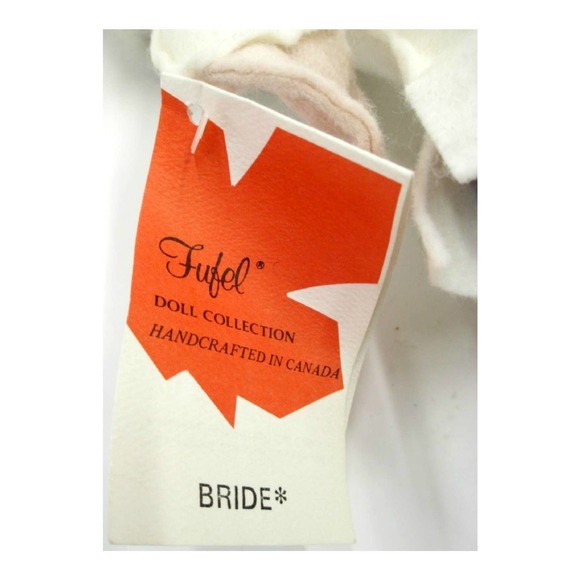 Vintage Bride and Groom Gnome Dolls by Fufel Made in Canada 1980s - Picture 6 of 10